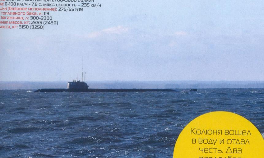 Скриншот страницы журнала«Top Gear», в российской версии которого первая качественная фотография российской подводной атомной глубоководной станции АС-12 («Лошарик»).